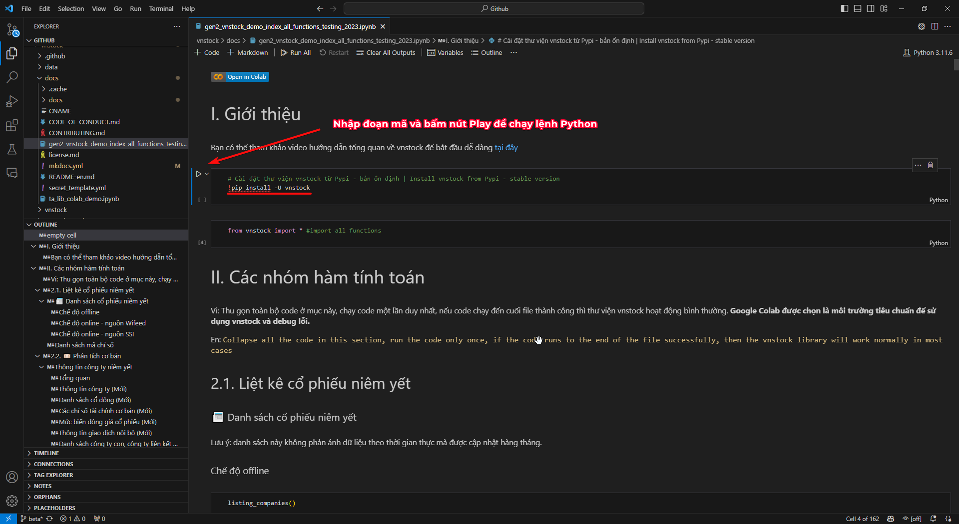 Cài đặt thư viện Python với Pip trong Visual Studio Code